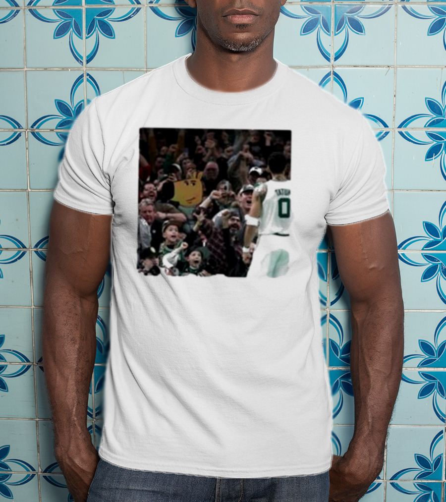 Chill Guy Dog Celtic Boston Tatum 0 Fan Crowd T-Shirt