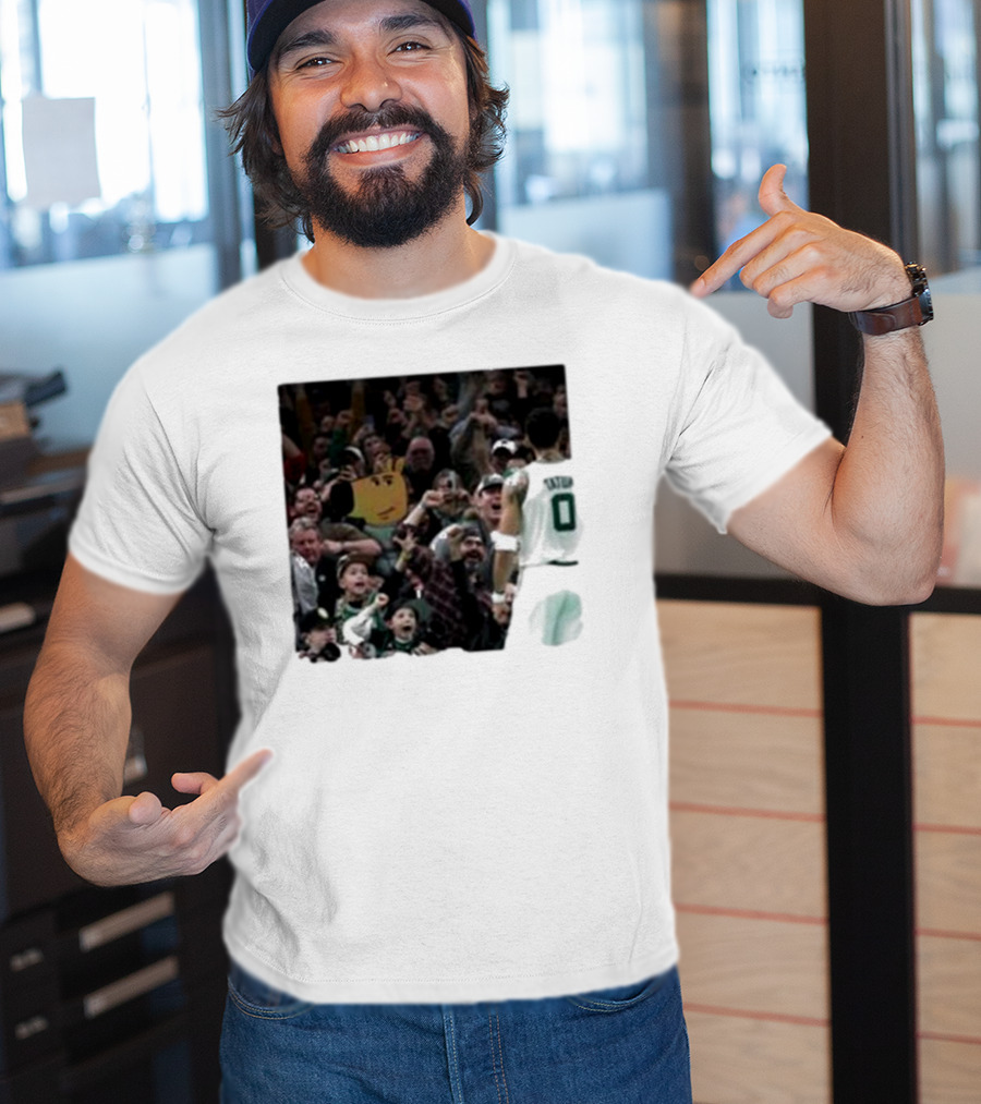 Chill Guy Dog Celtic Boston Tatum 0 Fan Crowd T-Shirt
