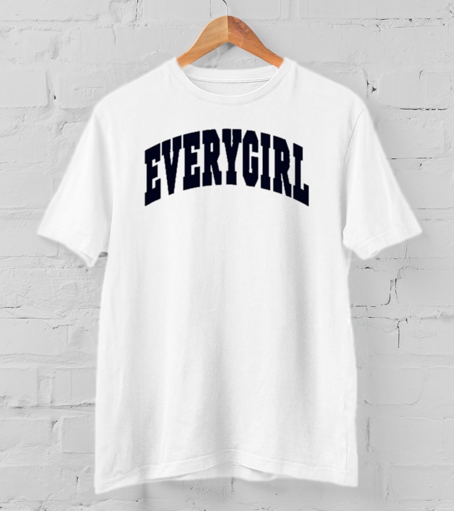 Everygirl Heather Grey Varsity T-Shirt