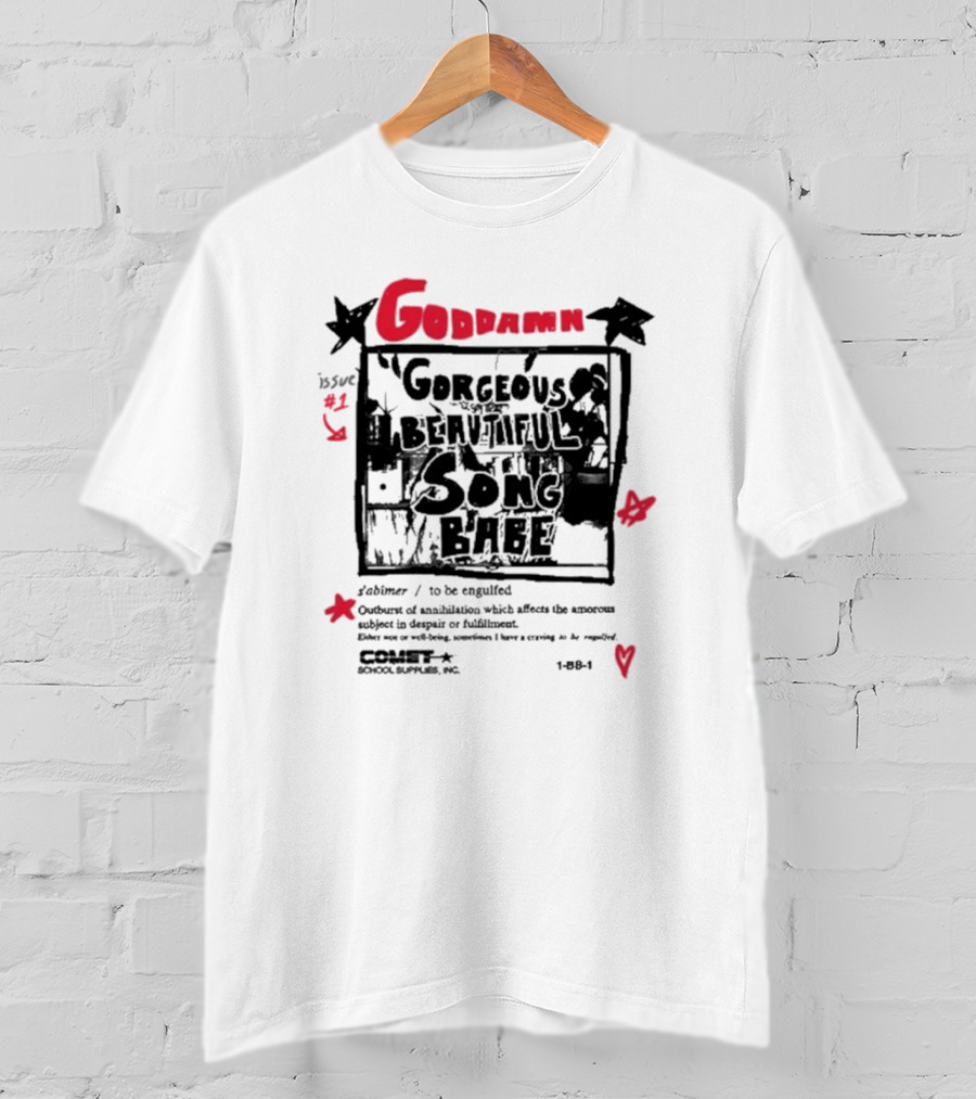 Yasi X Goddamn Gorgeous Beautiful Song Bae Issue #1 Night Gallery GGBS Colt School Supplies Inc T-Shirt