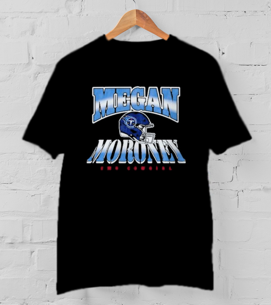 Megan Moroney Emo Cowgirl Tennessee Titans Helmet T-Shirt