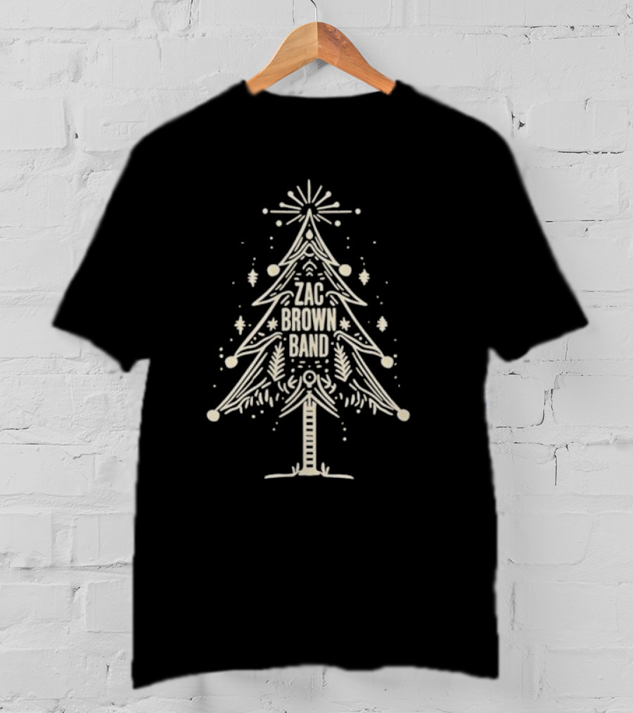 Zac Brown Band Christmas Tree T-Shirt