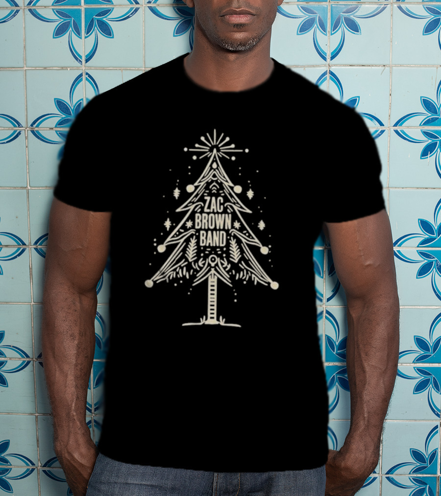 Zac Brown Band Christmas Tree T-Shirt