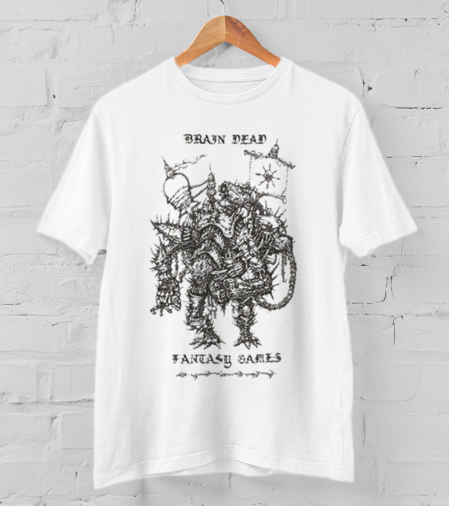 Brain Dead Bio Mechanical Overlord Fantasy Games T-Shirt