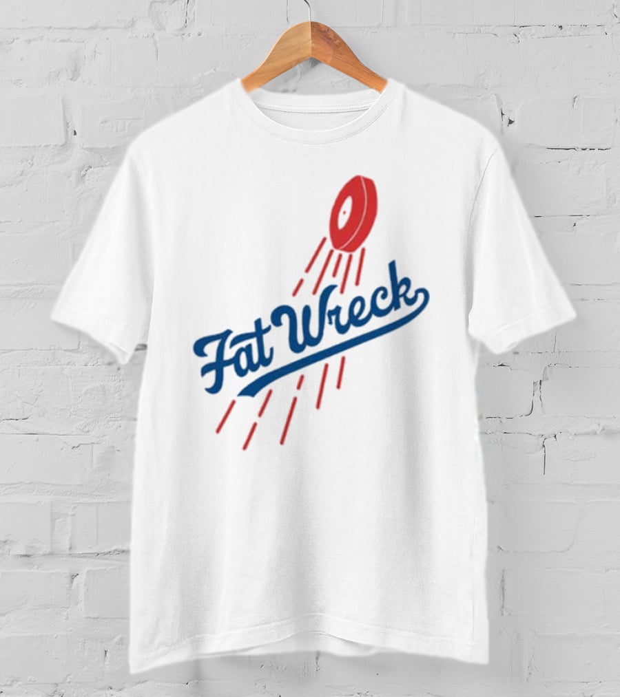 Fat Wreck Chords Los Angeles Dodgers Record T-Shirt
