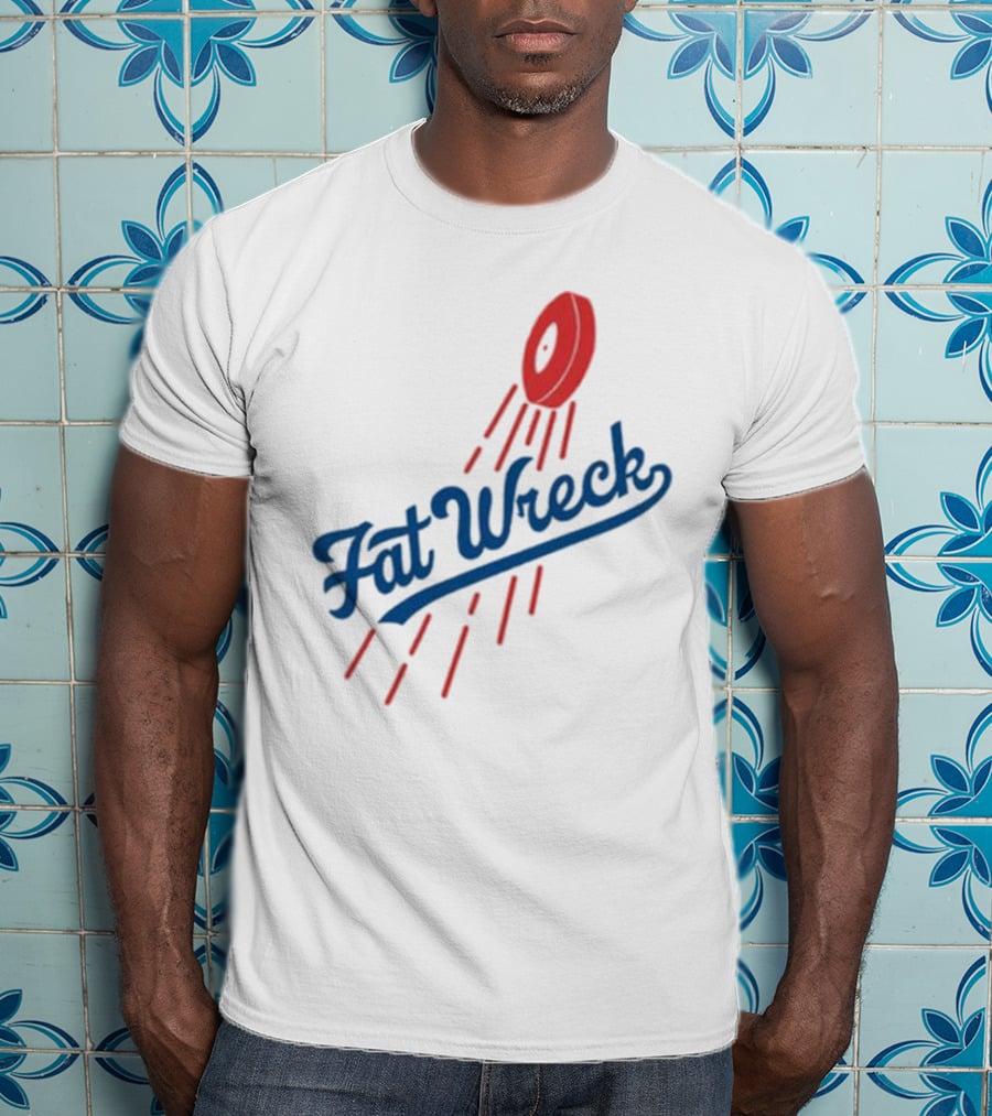 Fat Wreck Chords Los Angeles Dodgers Record T-Shirt