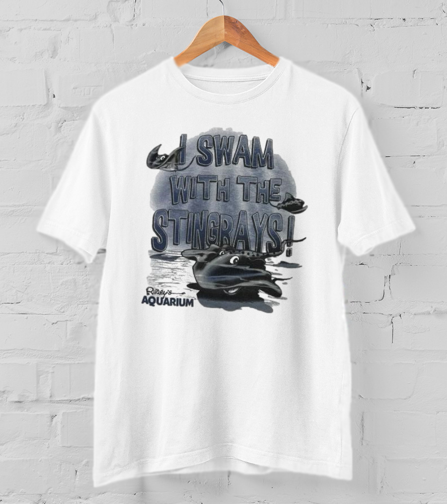 Ripley’s Aquarium I Swam With The Stingrays Myrtle Beach T-Shirt