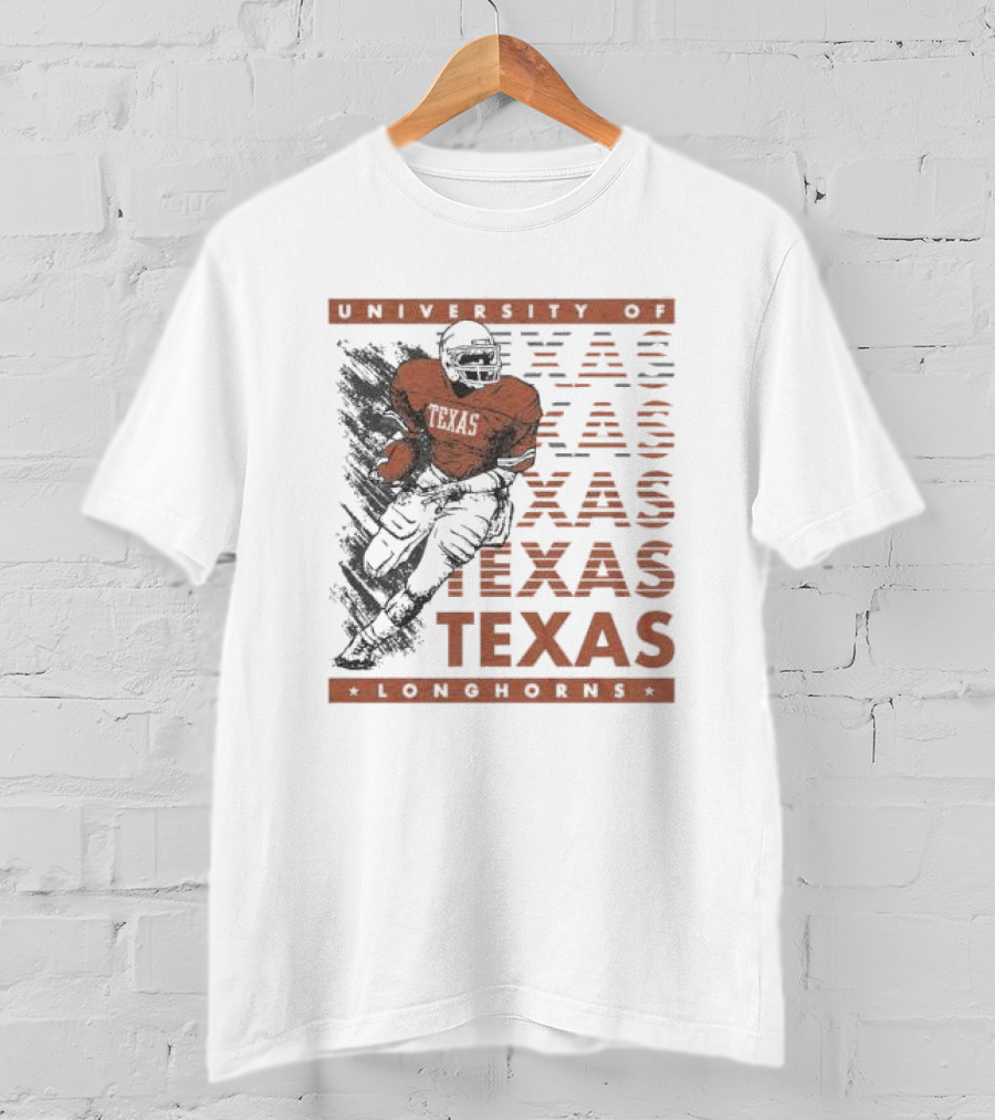 University Of Texas Longhorns Football Texas Longhorns 1990s Throwback T-Shirt