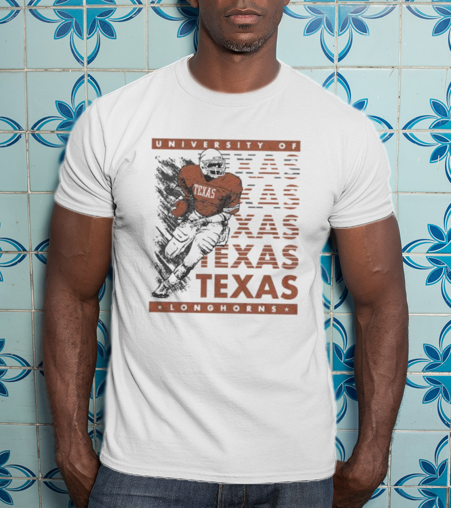 University Of Texas Longhorns Football Texas Longhorns 1990s Throwback T-Shirt