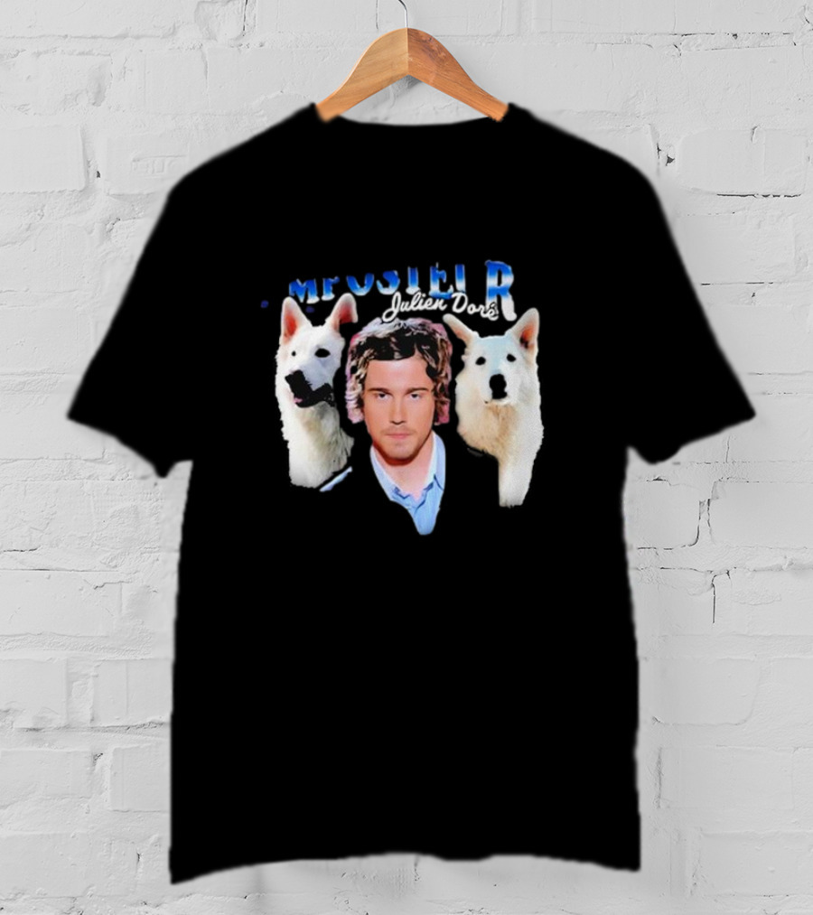 Julien Doré Mister R With Two White Dogs T-Shirt