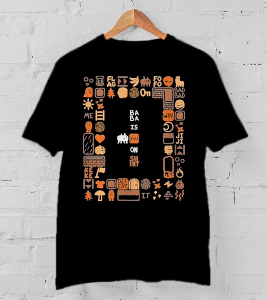 Ba Ba Is You On Shirt Iconic Game Elements T-Shirt