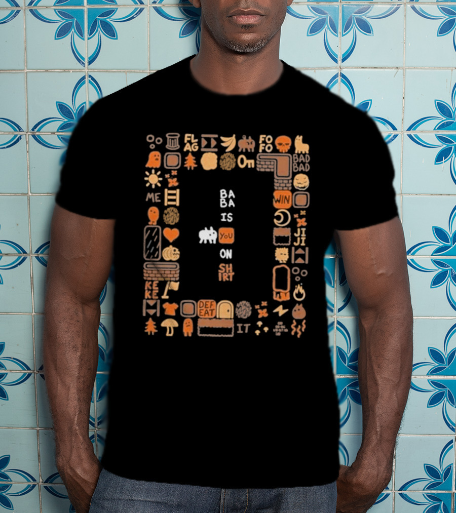 Ba Ba Is You On Shirt Iconic Game Elements T-Shirt