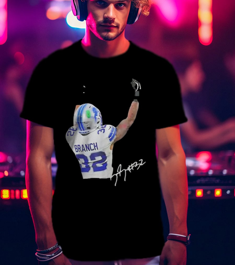 Lions Branch 32 Middle Finger Gesture T-Shirt