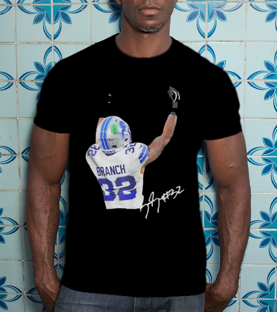 Lions Branch 32 Middle Finger Gesture T-Shirt