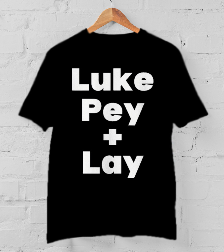 Luke Pey Plus Lay Text T-Shirt