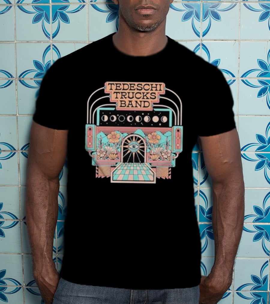 Tedeschi Trucks Band Moon Phases Floral Doorway T-Shirt