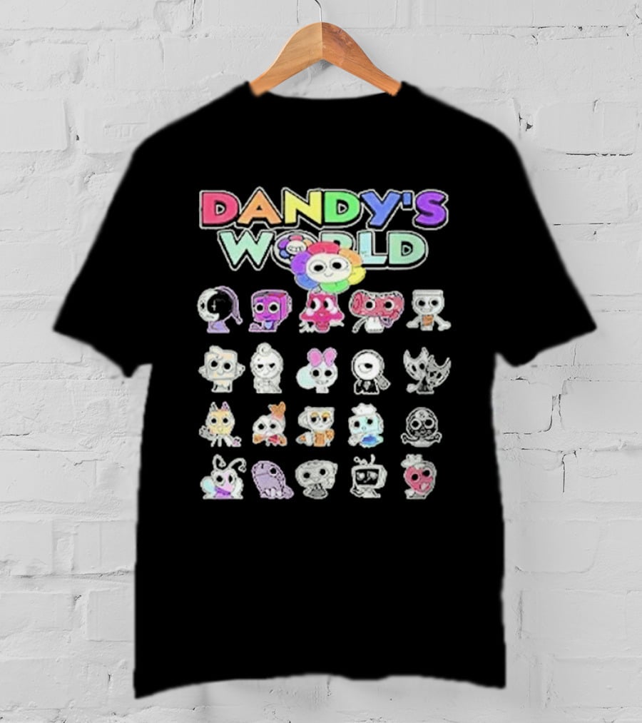 Dandy's World Colorful Characters Ensemble T-Shirt