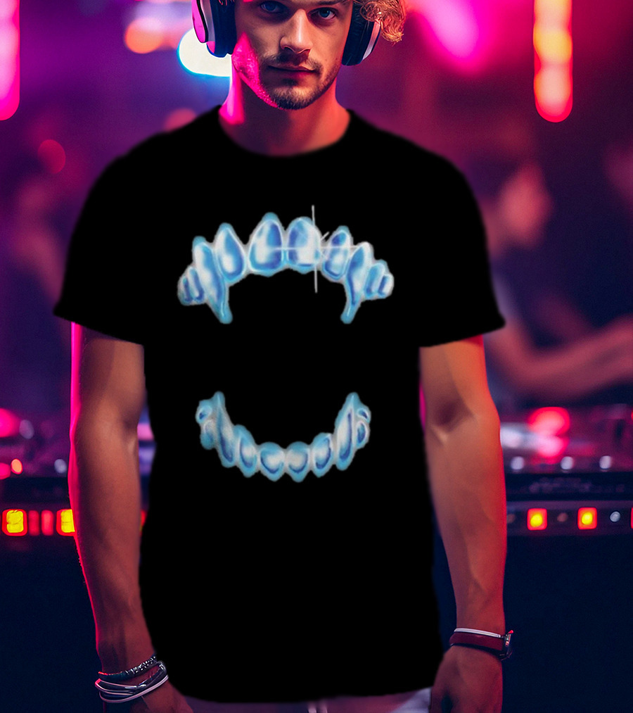 Dom Dolla Cave Fangs Blue Ice Grillz T-Shirt