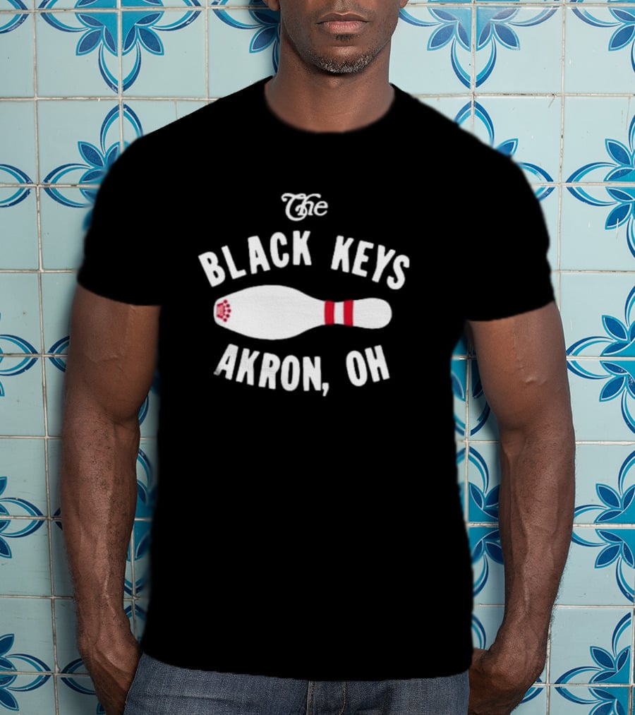 The Black Keys Royal Pin Bowling Akron OH T-Shirt