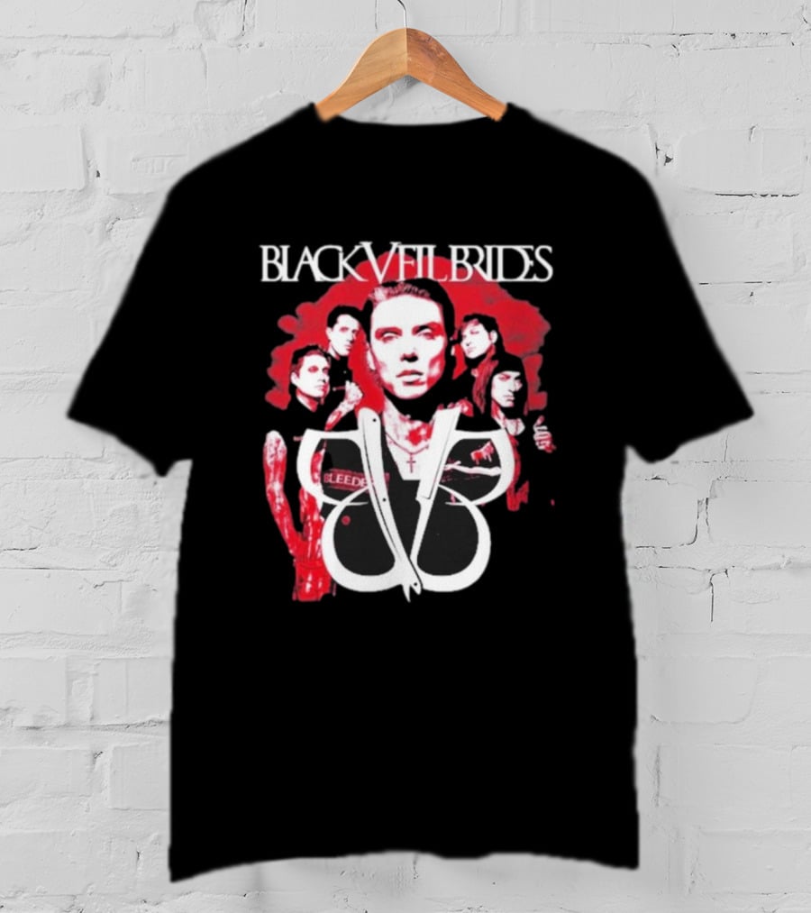 Black Veil Brides Bleeding Red Band T-Shirt