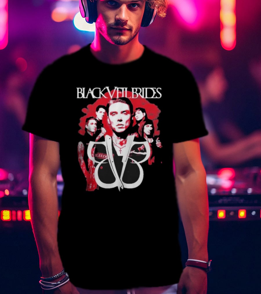 Black Veil Brides Bleeding Red Band T-Shirt