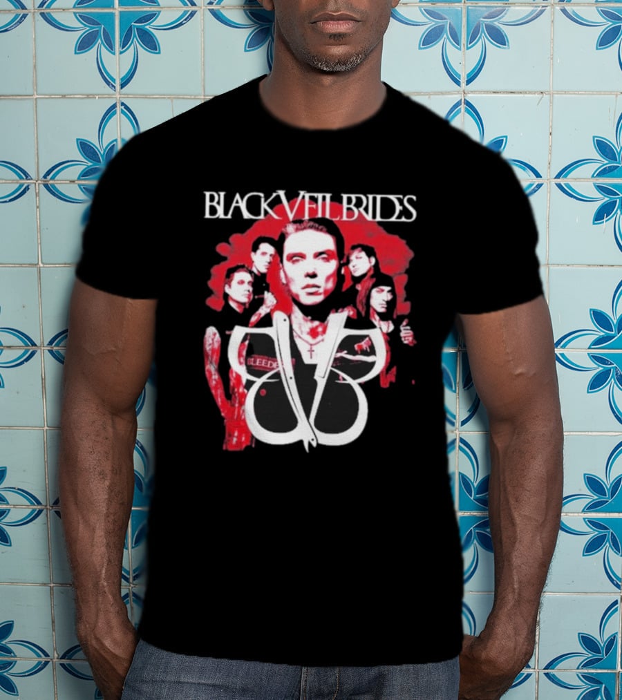 Black Veil Brides Bleeding Red Band T-Shirt