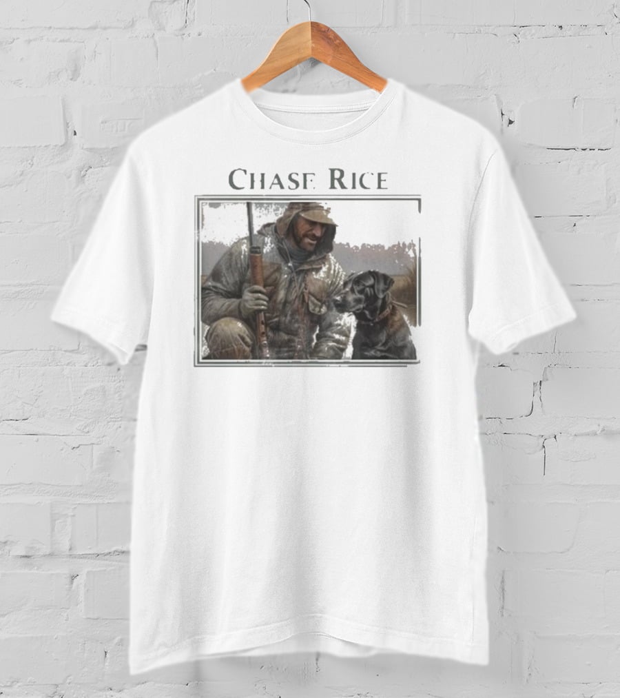 Chase Rice Hunting With Dog In Arkansas T-Shirt