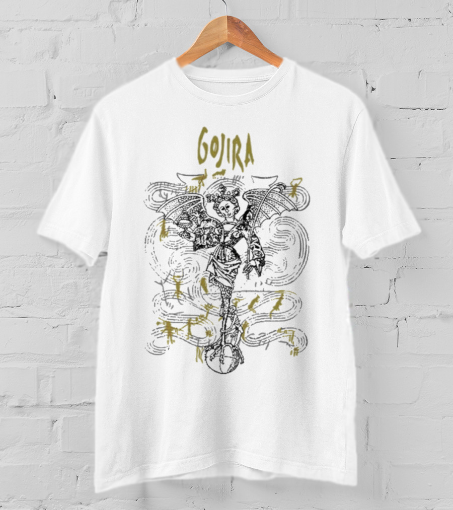 Gojira Erde Demon Angelic Hybrid Creature With Winged Aura T-Shirt
