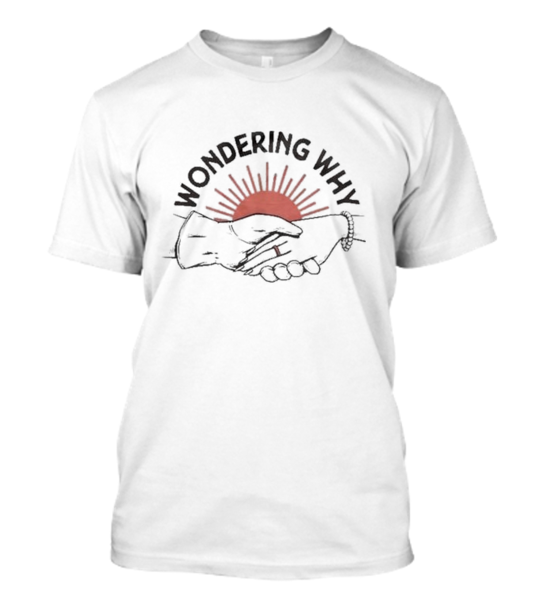 Wondering Why Red Clay Strays Tracks Sun Holding Hands Iconic T-Shirt