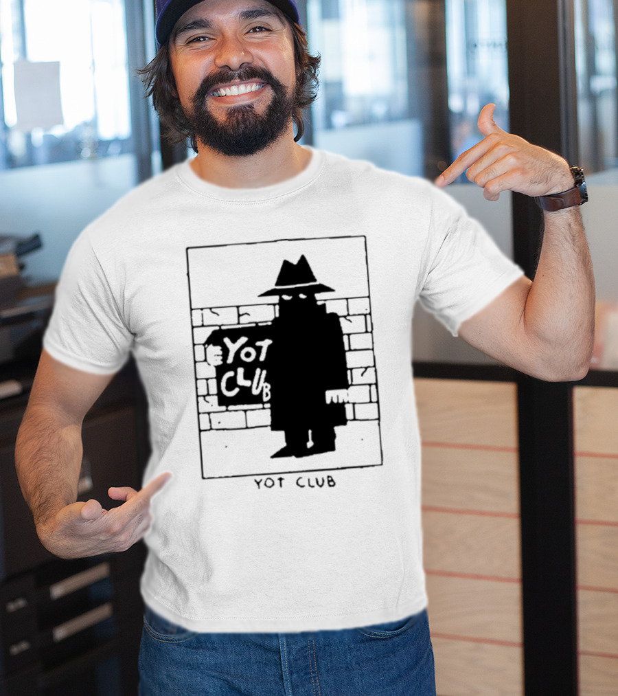 Yot Club Mysterious Silhouette Art Lazy Eyes Show T-Shirt