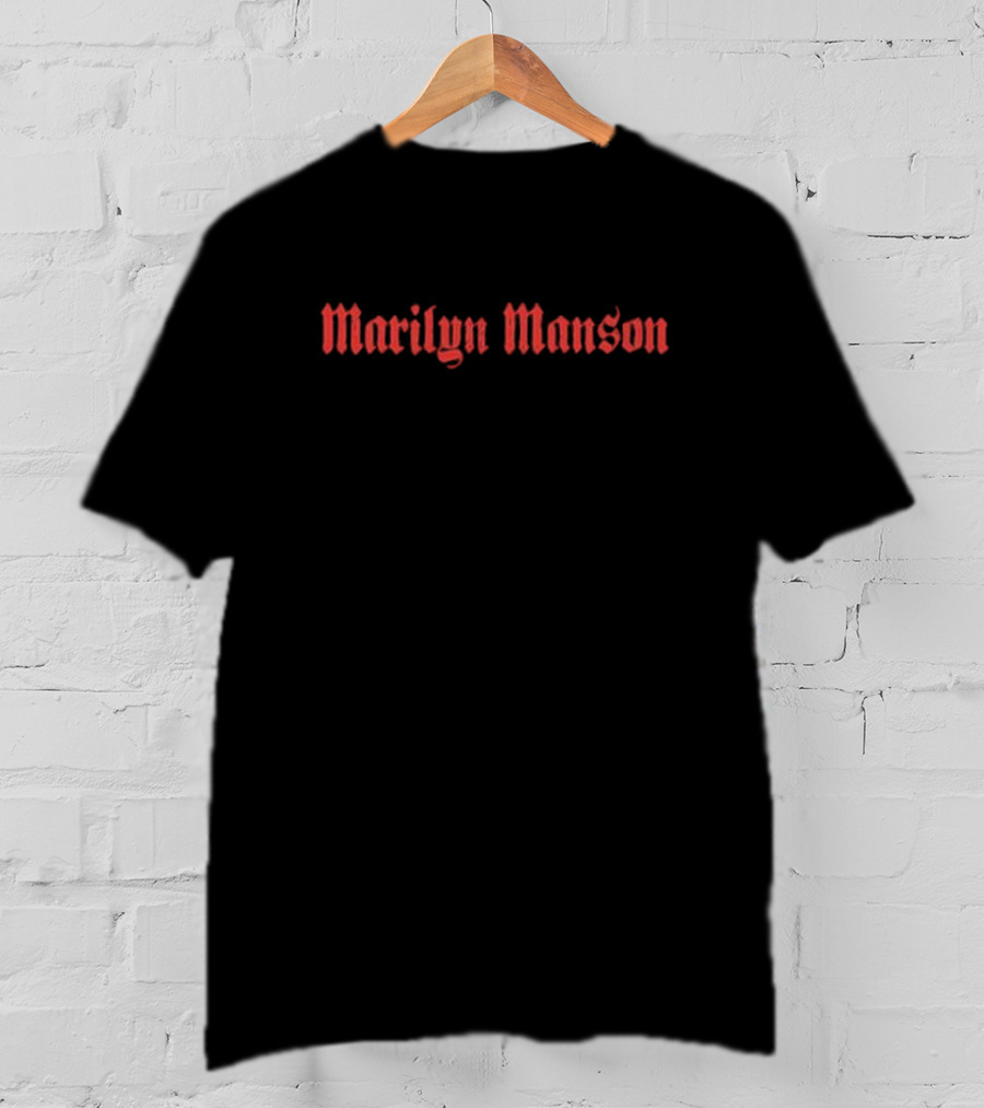 Marilyn Manson Little Cross Photo T-Shirt
