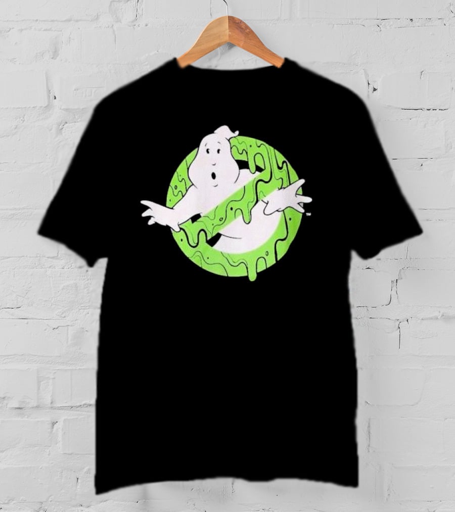 Ghostbusters Slime Logo Green Kids T-Shirt