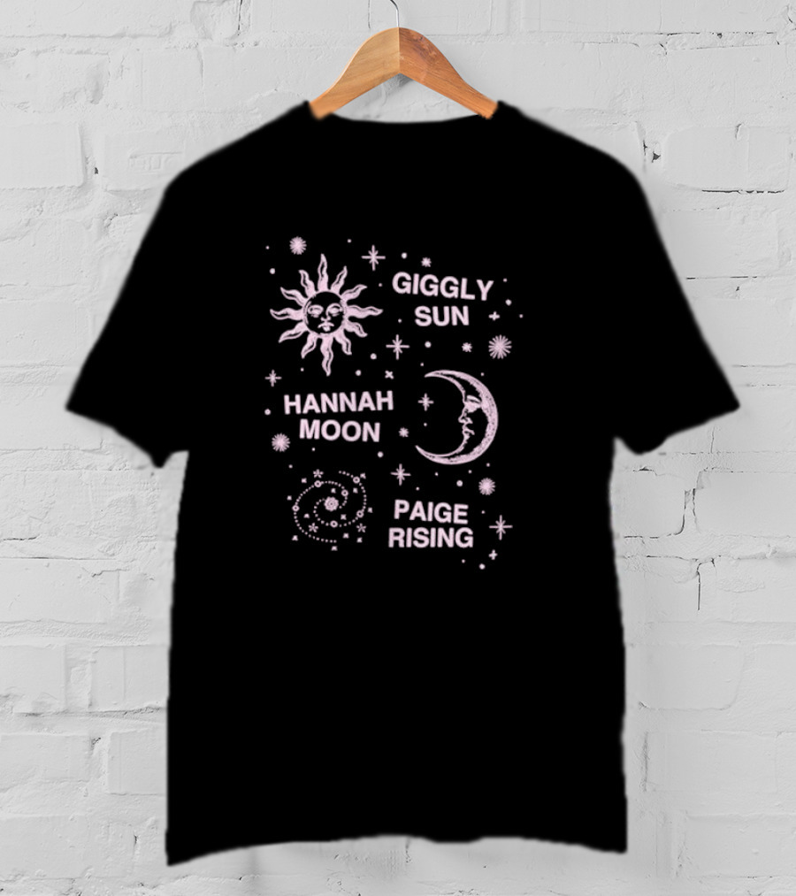 Giggly Sun Hannah Moon Paige Rising T-Shirt