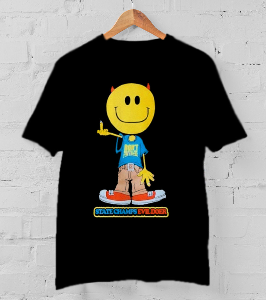 State Champs Evil Doer Don't Panic Emoji Collab T-Shirt