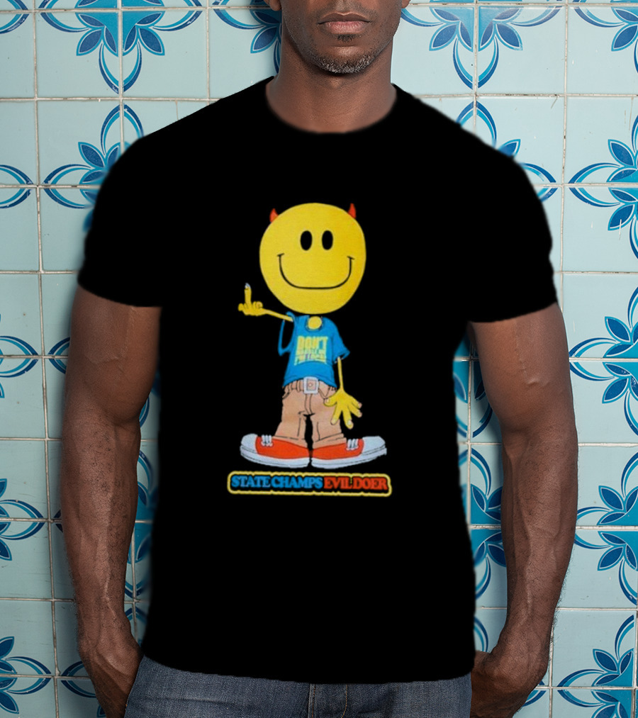 State Champs Evil Doer Don't Panic Emoji Collab T-Shirt
