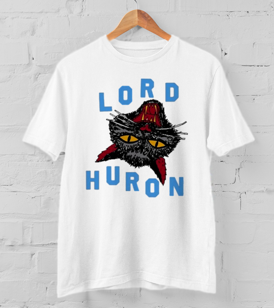 LORD HURON Upside Down Cat T-Shirt