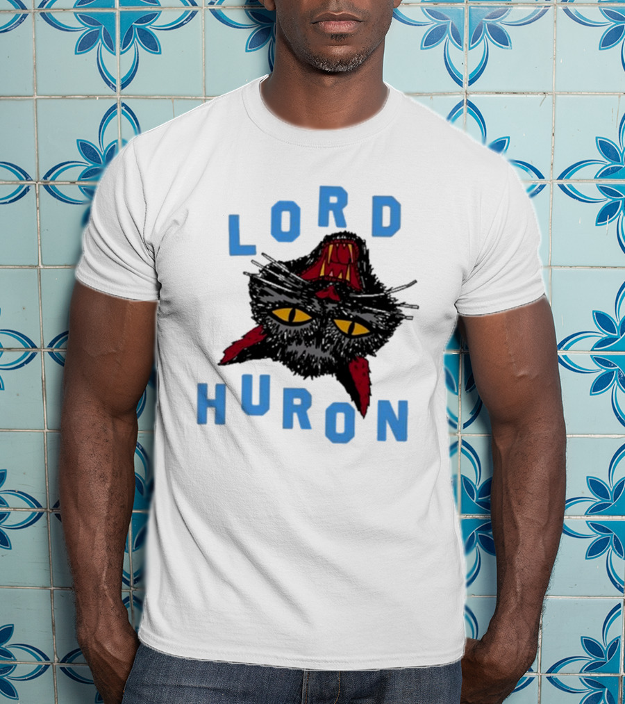LORD HURON Upside Down Cat T-Shirt