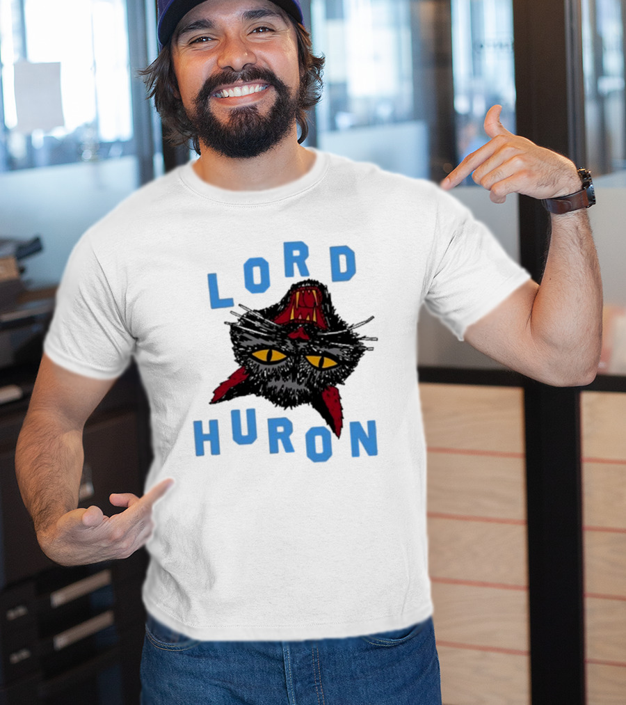 LORD HURON Upside Down Cat T-Shirt