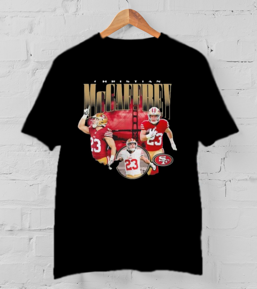 Christian McCaffrey San Francisco 49ers Iconic Performance 23 T-Shirt