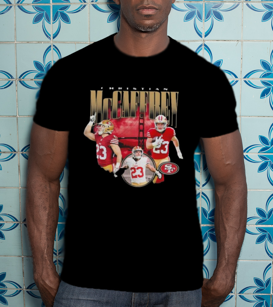 Christian McCaffrey San Francisco 49ers Iconic Performance 23 T-Shirt