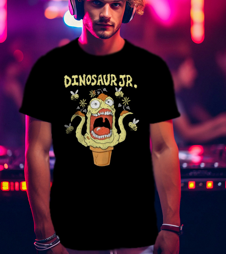 DINOSAUR JR Monster Plant With Bees T-Shirt