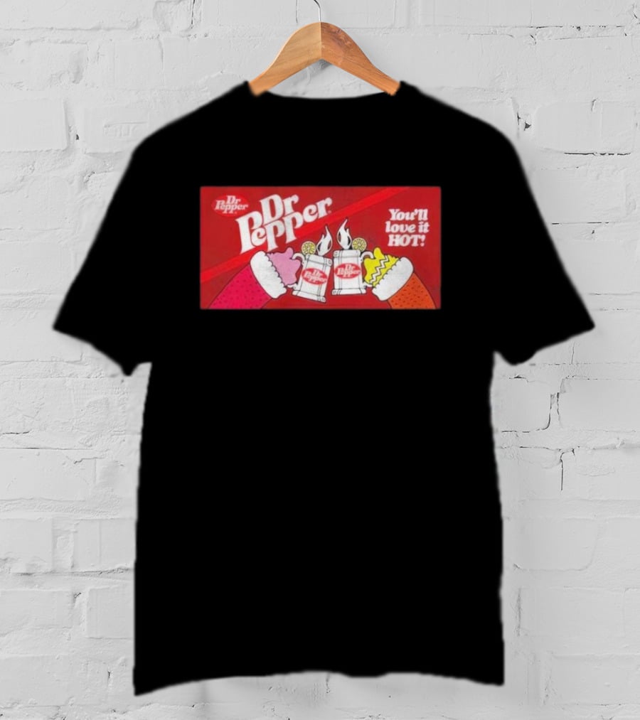 Dr Pepper You'll Love It Hot Christmas Toast With Santa Hats T-Shirt