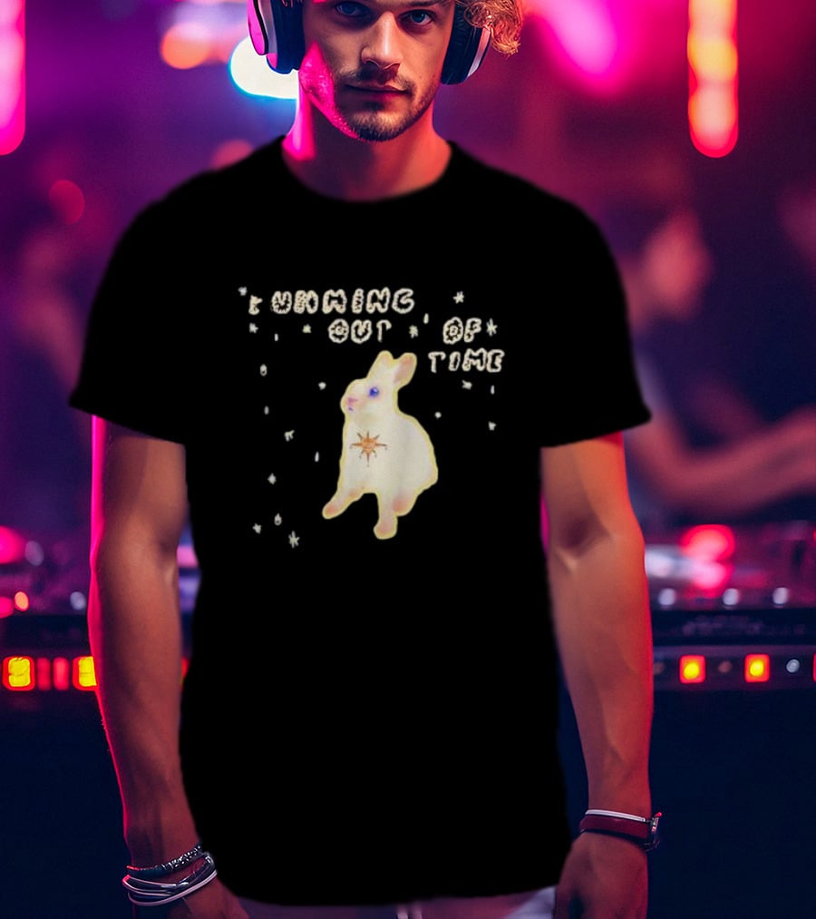 Paramore Running Out Of Time Bunny Star Map T-Shirt