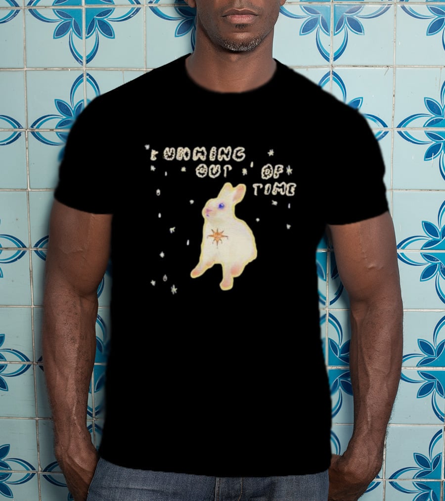 Paramore Running Out Of Time Bunny Star Map T-Shirt