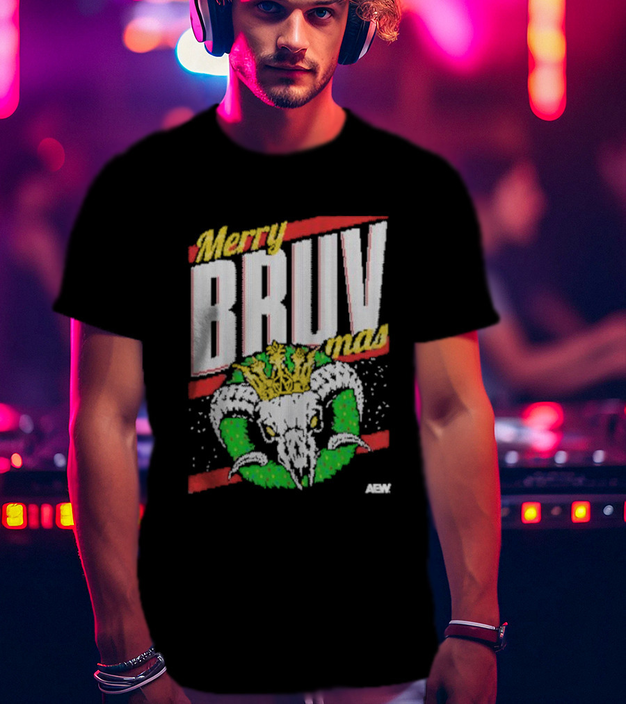Will Ospreay Merry BRUVmas AEW Holiday Ugly Christmas T-Shirt