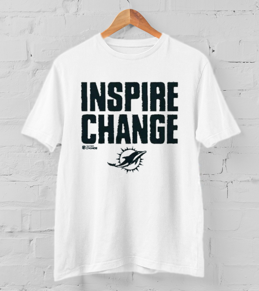 Miami Dolphins Inspire Change NFL Initiative T-Shirt