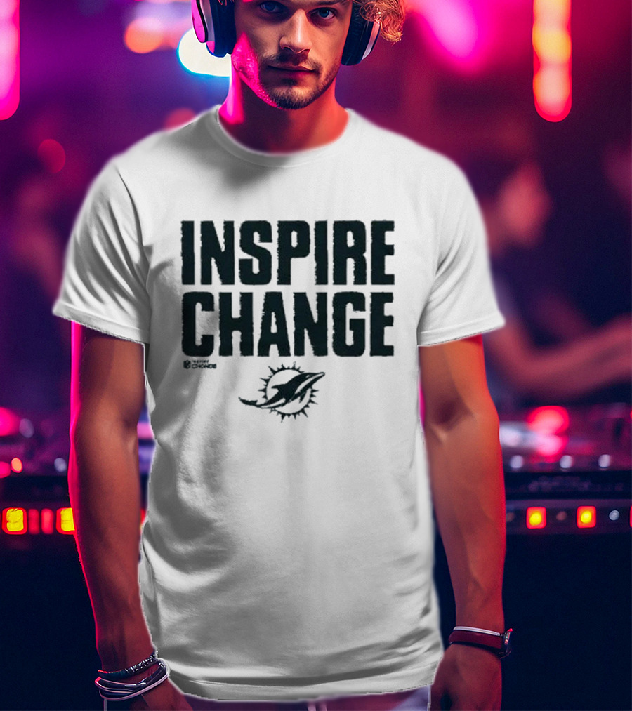 Miami Dolphins Inspire Change NFL Initiative T-Shirt