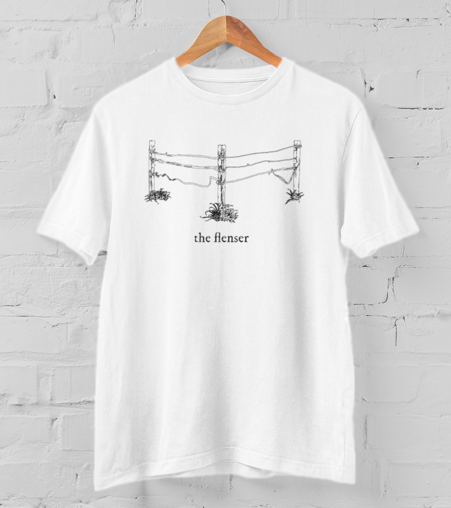 The Flenser Fence Illustration With Rustic Wire Details T-Shirt