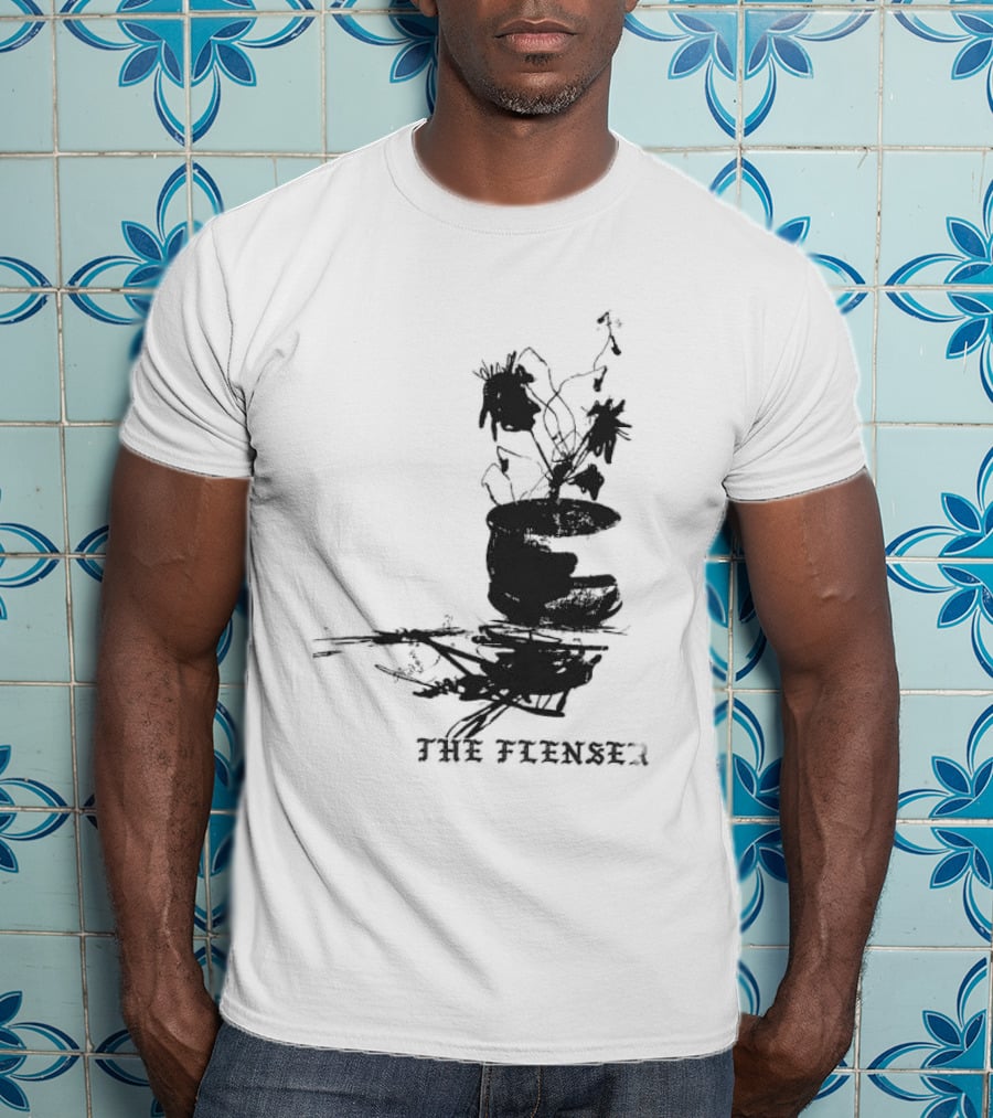 The Flenser Sad Flower Reflection T-Shirt