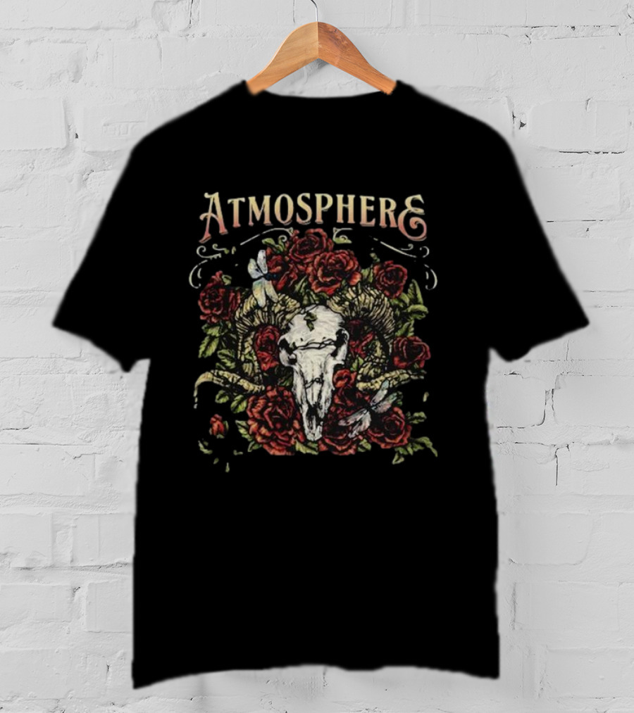 Atmosphere Skull And Roses Traveling Forever Tour T-Shirt